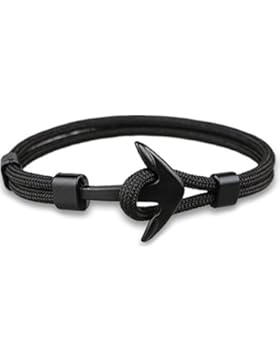 Design in Leather maritimes Anker Paracord-Armband Kollektion