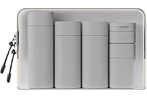 FANPOI Lot de 5 flacons distributeurs de crème de Voyage pour Produits de Toilette, approuvés par la TSA, Essentiels de Voyage