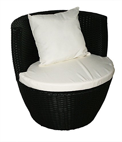 KMH®, 3-teilige Gartensitzgruppe (inklusive Sesselauflage und Kissen) (#106057) - 4