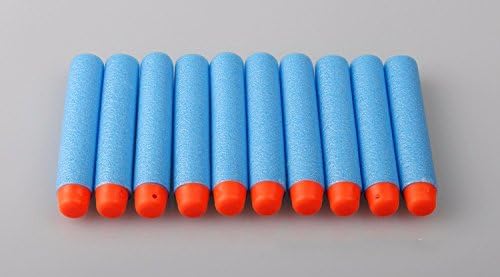 JIASTONE 100PCS Gun Soft Refill Bullets Darts Round Head Blasters For Nerf Universal Standard N-Strike Toy