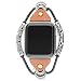 Produktbild Glowjoy Für Apple Watch Series 1/2/3/4 42/44mm Armband,Ersatz Lederarmband Armband Wristband Edelstahlschnalle Echtes Leder Uhrenarmband Sport Bracelet Strap für Herren Mädchen Damen (Braun)