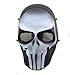 Taktisch Airsoft Paintball CS Cosplay Eishockey BB Schützen Halloween Masquerade Vollständige Gesicht Schutz Maske 10 Farben (Schwarz / Lächeln / Kreuz / Schädel) (Punisher)