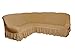 Produktbild My Palace Bezug für Ecksofa 2er + 3er in natur/natural/naturell Eckcouch Ecksofabezug Ecksofahusse L Sofa-bezug Überwurf.