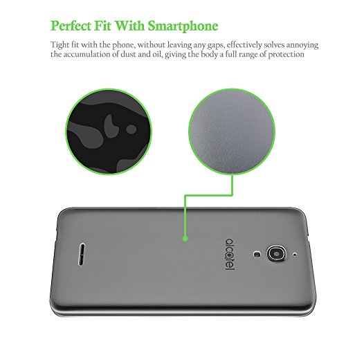 Funda para Alcatel Pixi 4 6 0  4G  Olycism Ultra-delgado Transparente  Ajuste Perfecto  Shock Absorci  n  Anti Ara  azos  Flexible TPU Silicona Case Protecci  n Estuche Cover Transparent Blanco 