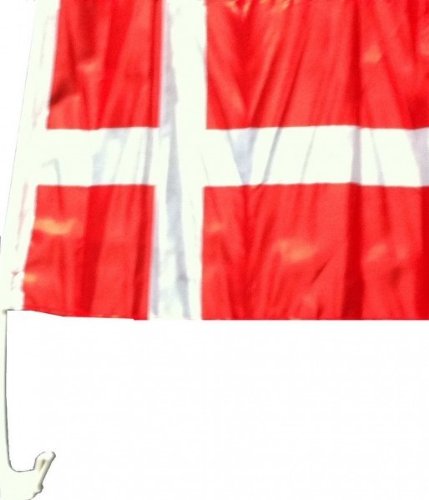 2 x Autofahne Autoflagge 45 x 30 Dänemark Auto Fahne Fahnen Flagge Flaggen EM 2012 mit Halterung