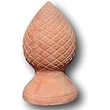 Pinienzapfen 30 cm hoch, echt Terracotta Terrakotta Garten Deko Blüte Zapfen