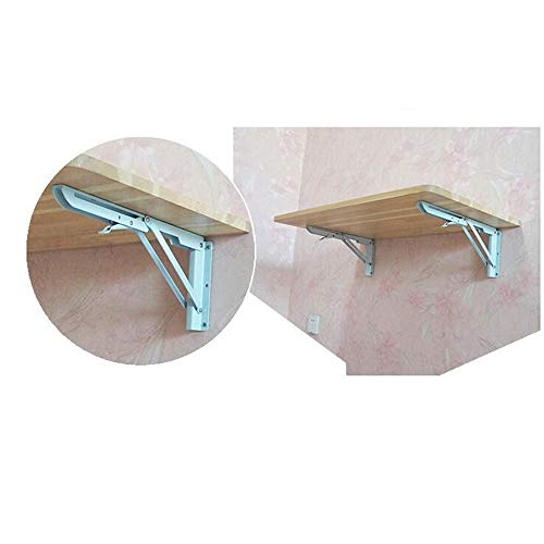 ChuanHan Wall Racks Collapsible Pine Wood Set Top Box Kitchen Wall Hanging Desk Computer Desk, 100 * 30cm