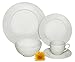 Produktbild Melange 40-Piece Porcelain Dinnerware Set (Cascades) | Service for 8 | Microwave, Dishwasher & Oven Safe | Dinner Plate, Salad Plate, Soup Bowl, Cup & Saucer (8 Each)
