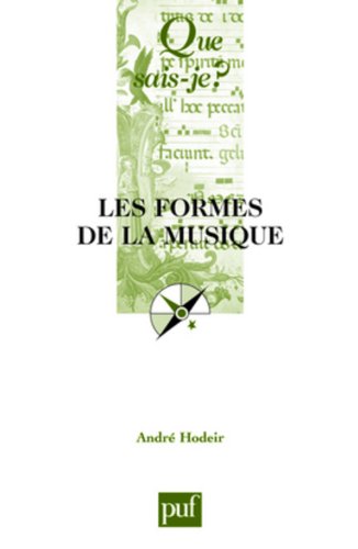 couverture de : Les formes de la musique