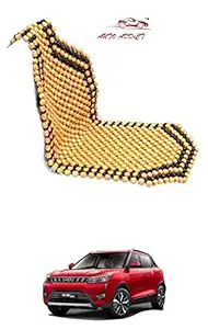 Auto Addict Car Seat Wooden Bead Seat Covers for Mahindra XUV 300