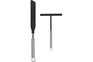 Cabilock 1 Satz Crepes Verteiler Teigverteiler Für Crepes Crepe Maker Spatel Crepes Zubehör Pancake Maker Crepeverteiler Crepes Teigverteiler Edelstahl Für Crepesmaker Crepespfanne