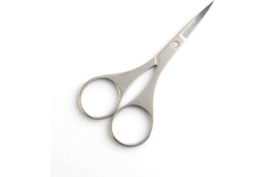 SOLUSTRE Augenbrauen Schere Augenbrauenschere Kleine Edelstahl Schere Tragbar Gesicht Nase Ohren Haare Make Up Werkzeug für Erwachsene Frauen Männer