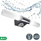 badezimmer wandleuchten ikea Diese 2 flammige LED Spiegellampe bietet eine Beleuchtung zum Wohlfühlen und lässt sich sehr praktisch über dem Spiegel montieren.