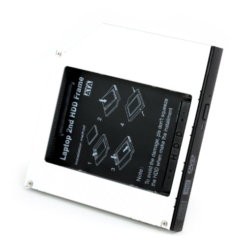 CSL – HDD/SSD Laufwerksrahmen fürs Notebook | unterstützt SATA III (SATA 3.0) | für SSD/HDD (Serial ATA (SATA) Festplatten) | Festplattenrahmen / Aufrüstset Bootfähig - 3