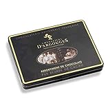 Chevaliers d'Argouges - Assortiment de chocolats noir, lait, blanc - Coffret cadeau prestige édition Noël - 300g