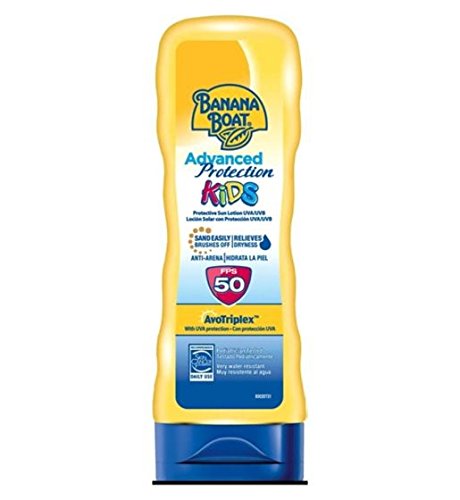 2 x Banana Boat Kids Advanced Protection Sun Tan Lotion SPF 50 180ml