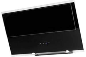 Falmec Verso 800 m³/h Wandmontage, Schwarz, A – Dunstabzugshaube (800 m³/h, Leitung, A, A, C, 66 dB)