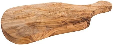 Tunisian Olive Wood Serving Board with Handle 33 x 17cm