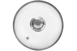 ‎ORION GROUP orion group - Glasdeckel mit Edelstahlring für Topf und Pfanne - Pfannendeckel - Topfdeckel - 200°C hitzebeständiges Glas - Universaldeckel - Pan lid - Ø 16 cm