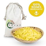 BEWUSST BAUMWOLLE: Alle unsere Bienenwachs Pellets werden in einem natürlichen Baumwollbeutel geliefert und wir verzichten komplett auf Kunststoffe. 100% nachhaltig, umweltbewusst & ohne Chemie.