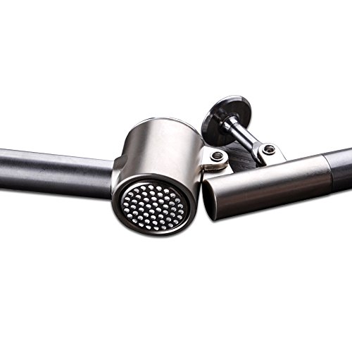 Makidar Edelstahl Knoblauchpresse Ingwerpresse Knoblauchpressen Edelstahl Presse Praktischer Küchenhelfer Mit Langer Verwendungsdauer Leicht Zu Reinigen - 4