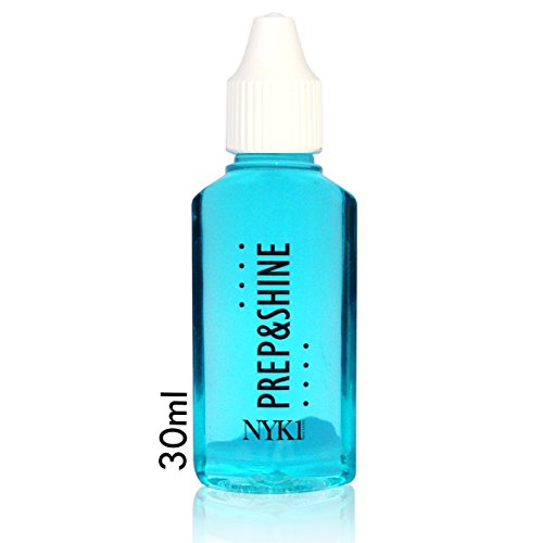 NYK1 30ml Prep&Shine Super Concentrated Prep and Shine Solution UV and LED Gel Nail Polish Dehydrator for Sanitising Cleanser Cleaner Sticky Residue Remover Concentrate for Shellac Gel Nail Treatments Prep and Wipe