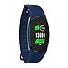 Produktbild Fitness-Tracker - Herzfrequenz-Messgerät Smartwatch Bluetooth Pedometer Mit Sport Armband Für Android Und Ios Telefone,OOLIFENG,Blue
