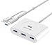 Produktbild UGREEN 20285 USB3.0 4 x USB3.0 Adapter Cable – Adapter für Kabel (weiß USB3.0, 4 x USB3.0, männlich/weiblich, 0,8 m, weiß)
