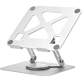 Coverzone Taşınabilir Katlanabilir Folding Al&uuml;minyum Notebook Stand Al&uuml;minyum Ayarlanabilir A&ccedil;ı Ve Katlanabilir Portatif Raha