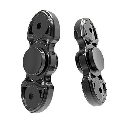 L-FENG-UK Spinner Stress Relief Toy, EDC Fidget Spinner High Speed Stainless Steel Made Ceramic Bearing ADHD Focus Anxiety Relief Toys for Killing Time (Black) L-FENG-UK Spinner Stress Relief Toy, EDC Fidget Spinner High Speed Stainless Steel Made Ceramic Bearing ADHD Focus Anxiety Relief Toys for Killing Time (Black)