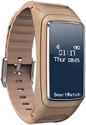 Morwind Smartwatch For Men, Men Smart Band, Blood Oxygen Pressure Heart Rate Monitor Pedometer Smart Watch Bluetooth Earphone, on Wrist, Sport, All Compatible (Brown)