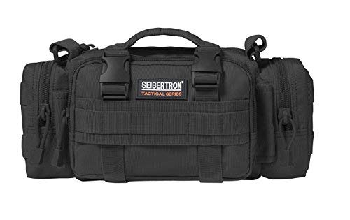 Seibertron Táctico de Respuesta Utilidad de Hombro Bolso de Mano del Bolso de la Cintura se Multipurpo Negro