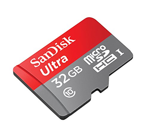 SanDisk Mobile Ultra microSDHC 32GB UHS-I Class 10 Speicherkarte + SD-Adapter + Memory Zone Android App bis zu - 2