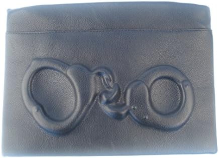 FBA_Handcuff Design Decorated Style PU Clutch Bag_Black