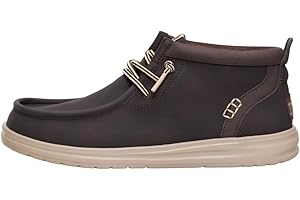 HEYDUDE Chaussures Bateau Wally Mid gripr Classic 2iv Mole Brown