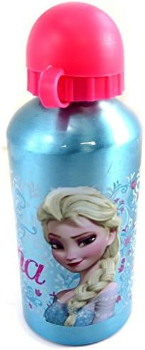 Gourde aluminum 'Frozen - Reine Des Neiges' blue.