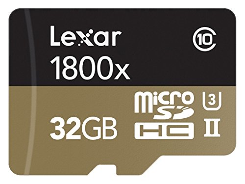 Lexar Professional 1800x microSDHC 32GB UHS-II W/USB 3.0 Reader Flash Memory Card - LSDMI32GCRBEU1800R