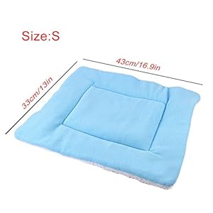 Cojín de cama para mascotas, alfombrilla para perro, gato, caseta, cálida, acogedora, suave manta de casa