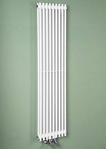 Preisvergleich Produktbild Designheizkörper Designer Heizung Vertikal 1200x270mm Weiß