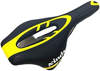 Mountain Bike Seat Cushion Hollow Bicycle Saddle Folding Car Accessories And Equipment Shockproof Ergonomic Design for -Bicycle Equipment Accessories , black and yellow