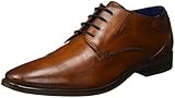 Flexible Laufsohle bugatti Herren 312164092100 Derbys, Braun (Cognac 6300), 44 EU