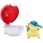 Pokemon Clip N Go 2" D&ouml;v&uuml;ş Fig&uuml;r&uuml; Cyndaquil Seviye Pok&eacute;ball ile - &Ccedil;ocuklar i&ccedil;in Oyuncak Fig&uuml;r&uuml; 4+ - &Ccedil;ocuklar i&ccedil;in Ofis &Uuml;r&uuml;n&uuml; 