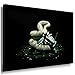 Produktbild Hitman Schlange Pistole Schwarz Leinwandbild / LaraArt Bilder / Leinwand Bild + Mehrfarbig + Kunstdruck XXL g25-5 Wandbild 100 x 70 cm