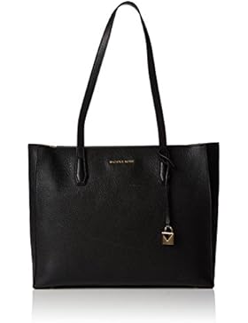 MICHAEL Michael Kors Damen Mercer große Top Zip Beutel Nero