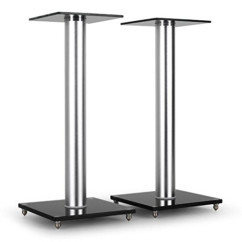 Electronic-Star 4260130925765 soporte de equipo de audio y DVD - Soporte para equipos de audio y DVD (Negro, Acero inoxidable)