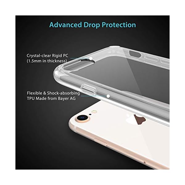 Syncwire Funda para iPhone 8/7 / SE 2020, UltraRock Funda para iPhone 7/8/SE 2020 con protección Avanzada Anti caídas y… - Image 3