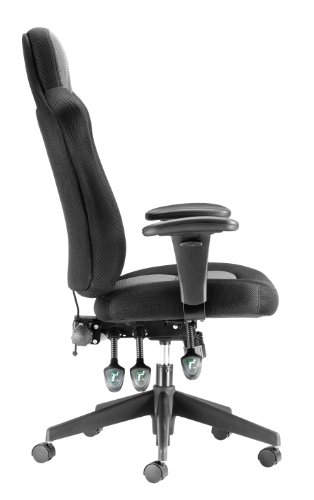 Chairs For Offices 130032GK Heavy Duty Ergonomic Racing Style Computer Office Chair with Headrest Grey Black Free 3 day Delivery