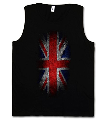 Urban BackwoodsVintage UK Union Jack Flag Men Tank Top Training Gym Vest Shirt