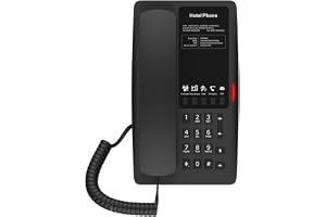 Fanvil H4 IP-telefon för hotell, 2 SIP-konton, 5 programmerbara knappar, PoE