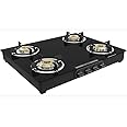 Bosch Tabletop Cooktop 60 cm 4 Burner - PNP0E6W10I, XXL Burner, Safety, Reliability, High Efficiency, Life Warranty* on Glass